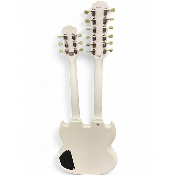 Used Epiphone G-1275 Antique White Solid Body Electric Guitar