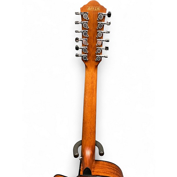 Used Ibanez AEG5012-DVH DARK VIOLIN SUNBURST 12 String Acoustic Electric Guitar