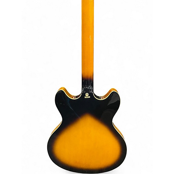 Used Washburn HB35 2 Color Sunburst Hollow Body Electric Guitar