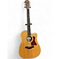 Used Taylor 410CE Natural Acoustic Electric Guitar thumbnail