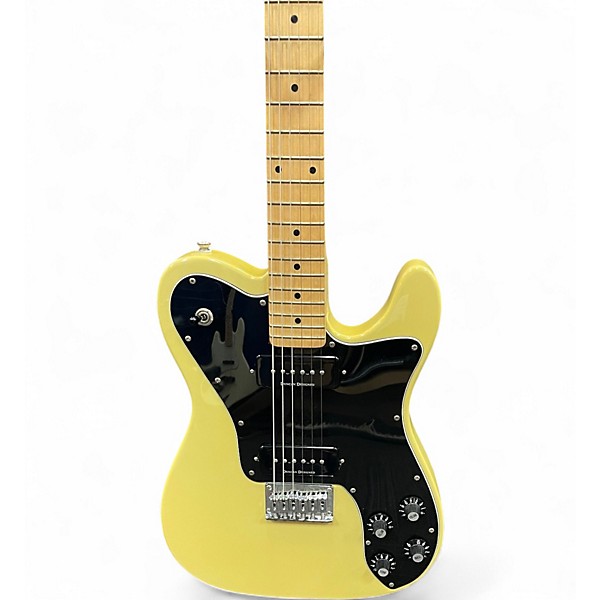 Used Squier Telecaster Custom Vintage Blonde Solid Body Electric Guitar