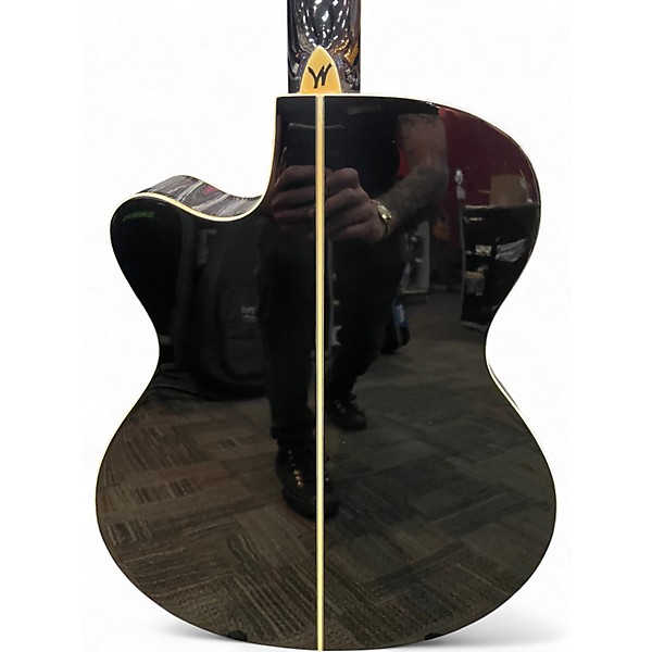 Used Washburn EA55G A U 2 Color Sunburst Acoustic Electric Guitar