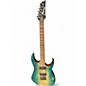 Used Ibanez RG421PB CARIBBEAN SHORELINE FLAT Solid Body Electric Guitar thumbnail