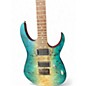 Used Ibanez RG421PB CARIBBEAN SHORELINE FLAT Solid Body Electric Guitar