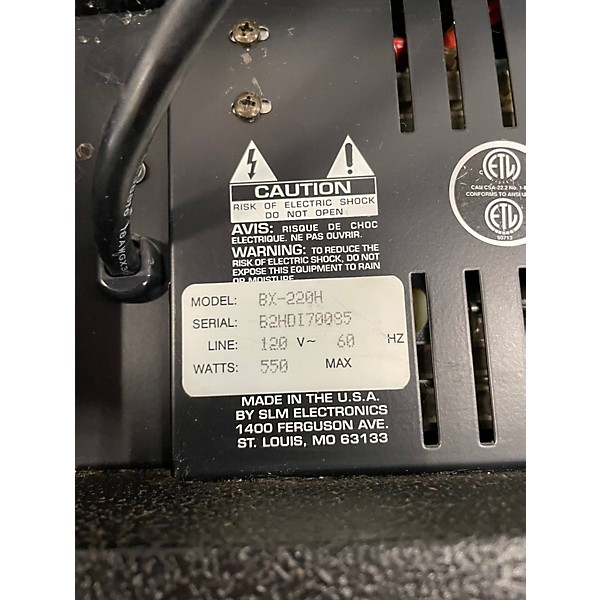 Used Crate BX220H Bass Amp Head