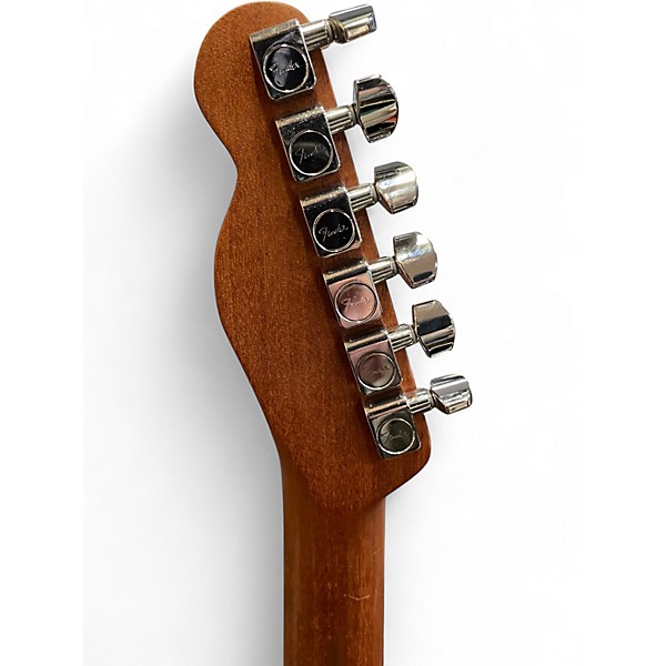 Used 2019 Fender American Acoustasonic Telecaster Crimson Red Acoustic Electric Guitar