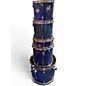 Used Yamaha 5 Piece YD 5 Piece  Blue Drum Kit