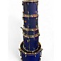 Used Yamaha 5 Piece YD 5 Piece  Blue Drum Kit