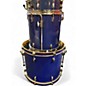 Used Yamaha 5 Piece YD 5 Piece  Blue Drum Kit