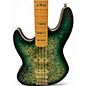 Used Sire marcus miller v10 left handed trans green Electric Bass Guitar