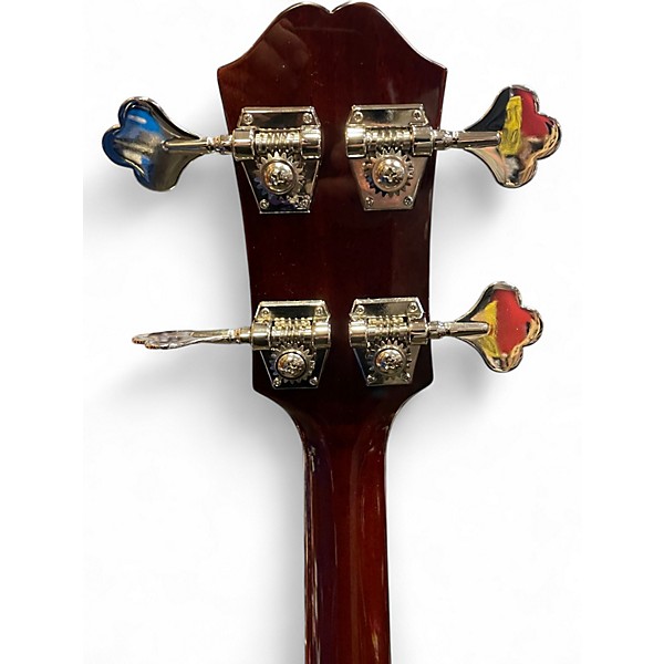 Used Epiphone Jack Casady Signature Left Handed Eldorado Gold Electric Bass Guitar