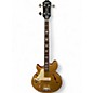 Used Epiphone Jack Casady Signature Left Handed Eldorado Gold Electric Bass Guitar