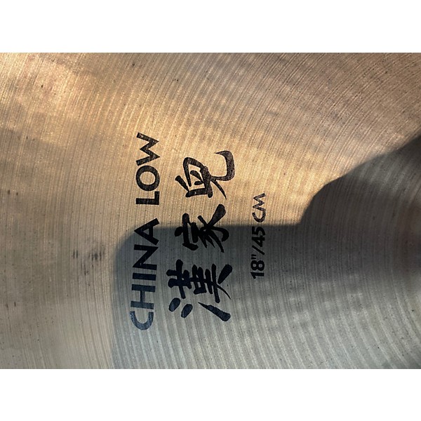 Used Zildjian 18in CHINA LOW Cymbal