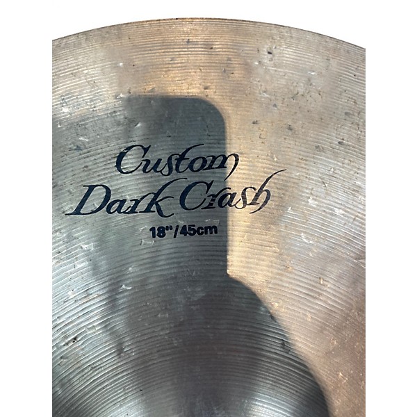 Used Zildjian 18in K Custom Dark Crash Cymbal
