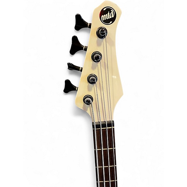 Used MTD KINGSTON K4 Classic White Electric Bass Guitar