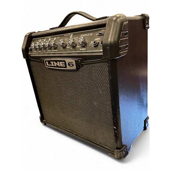 Used Line 6 Spider IV 15W 1X8 Guitar Combo Amp