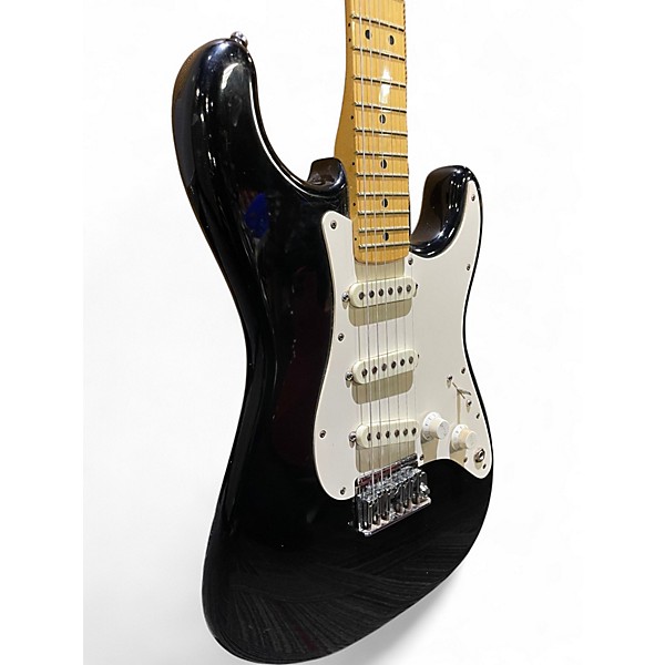 Vintage 1983 Fender "Dan Smith Era" Stratocaster Black Solid Body Electric Guitar