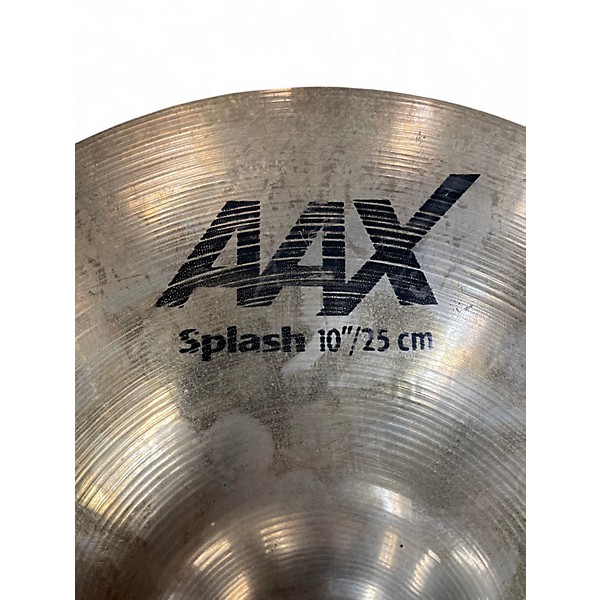 Used SABIAN 10in AAX Splash Brilliant Cymbal