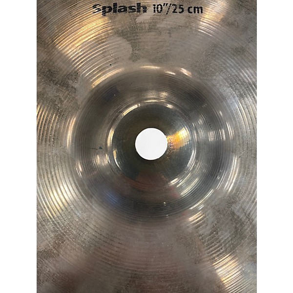 Used SABIAN 10in AAX Splash Brilliant Cymbal