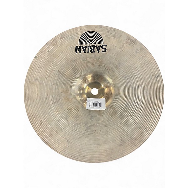 Used SABIAN 10in AAX Splash Brilliant Cymbal