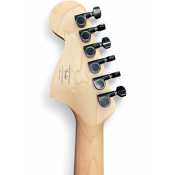 Used Squier Limited Edition Affinity Series Jaguar Metallic Black Solid Body Electric Guitar