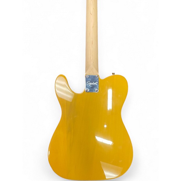 Used Squier Sonic Telecaster Maple Fingerboard Butterscotch Blonde Solid Body Electric Guitar