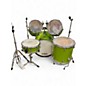 Used Yamaha 5 Piece Gigmaker Apple Green Drum Kit thumbnail