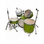 Used Yamaha 5 Piece Gigmaker Apple Green Drum Kit