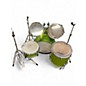 Used Yamaha 5 Piece Gigmaker Apple Green Drum Kit