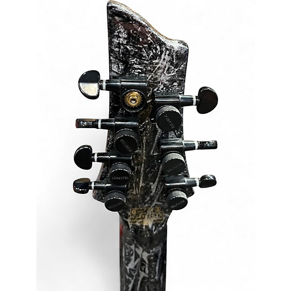 Used Schecter Guitar Research C1 7 STRING SILVER MOUNTAIN Solid Body Electric Guitar