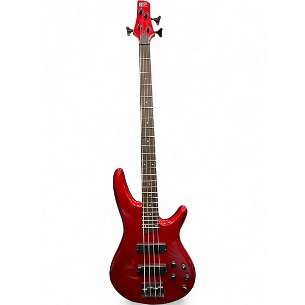 Used Ibanez SR300 Candy Apple Red Metallic Electric Bass Guitar