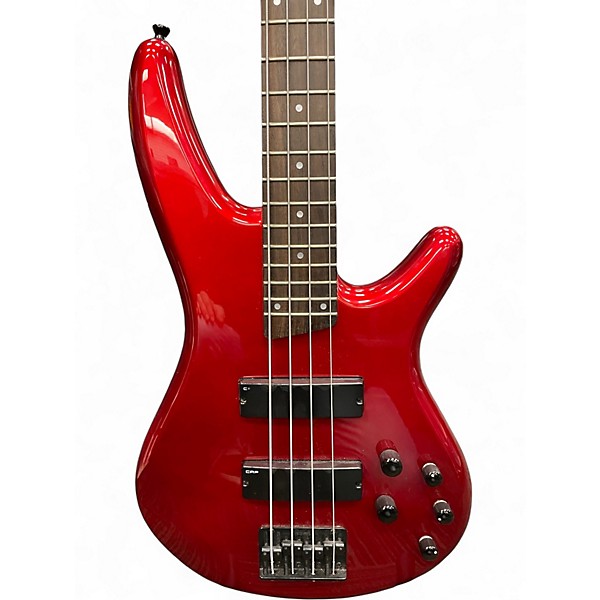 Used Ibanez SR300 Candy Apple Red Metallic Electric Bass Guitar