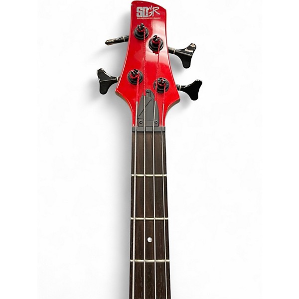 Used Ibanez SR300 Candy Apple Red Metallic Electric Bass Guitar