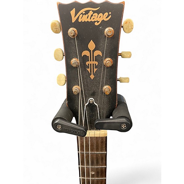 Used Vintage V120 blue over sunburst Solid Body Electric Guitar