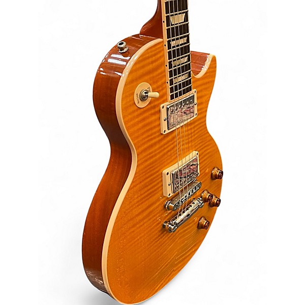 Used 2012 Gibson LES PAUL STANDARD Trans Amber Solid Body Electric Guitar