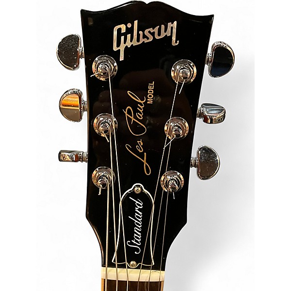 Used 2012 Gibson LES PAUL STANDARD Trans Amber Solid Body Electric Guitar