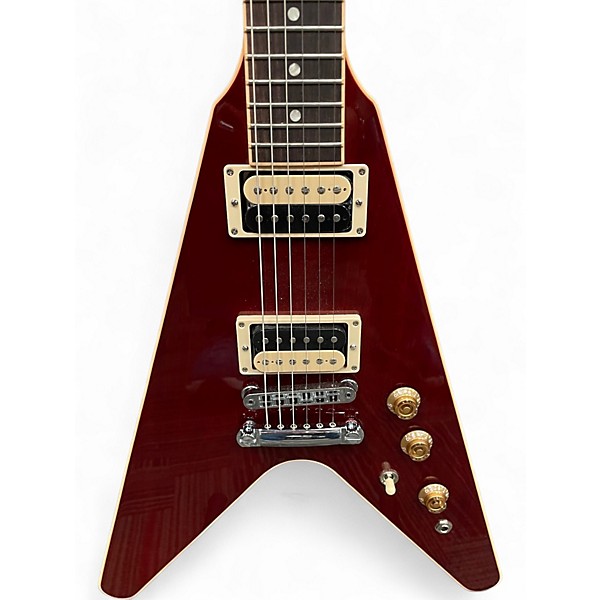 Used 2016 Gibson Flying V Wine Red Solid Body Electric Guitar