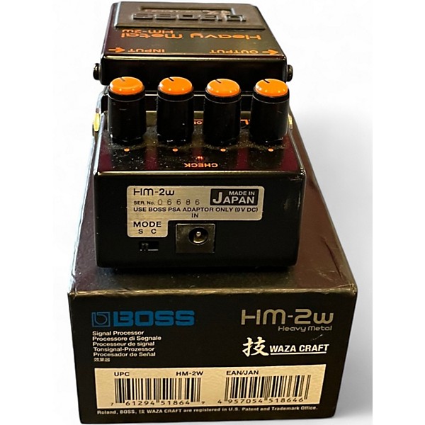 Used BOSS HM2W Effect Pedal