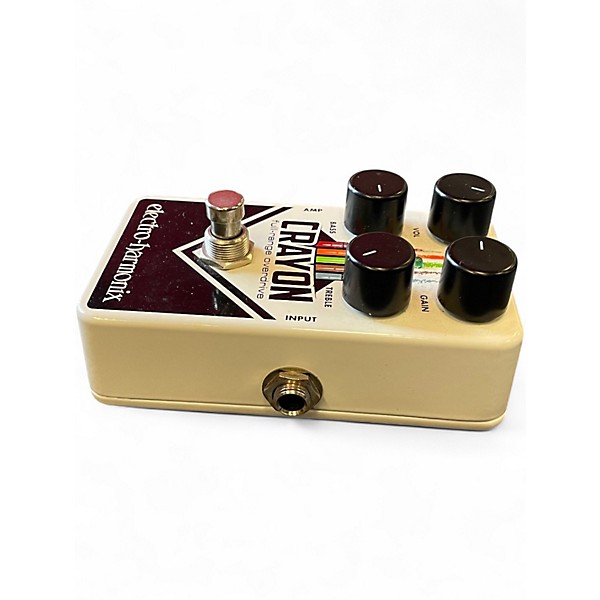 Used Electro-Harmonix Crayon Full Range Overdrive Effect Pedal
