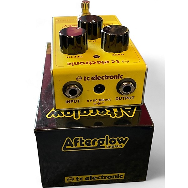 Used TC Electronic Afterglow Chorus Effect Pedal