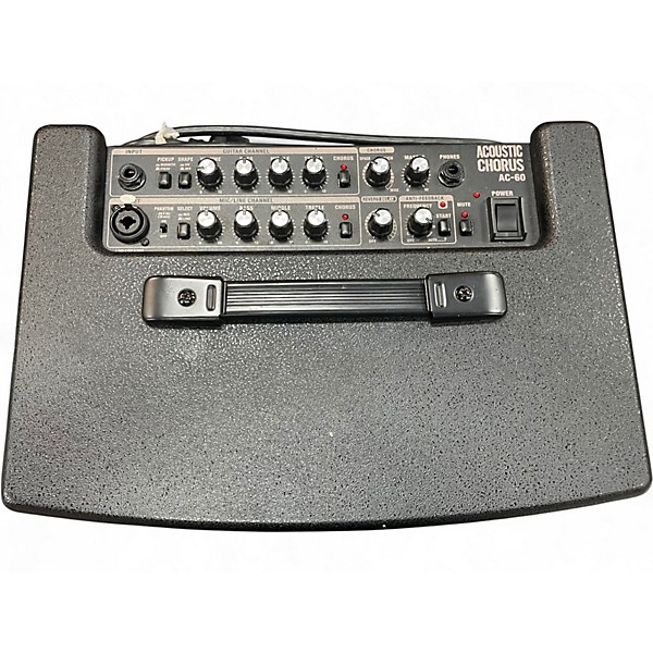 Used Roland AC60 60W 2X6.5 Acoustic Guitar Combo Amp