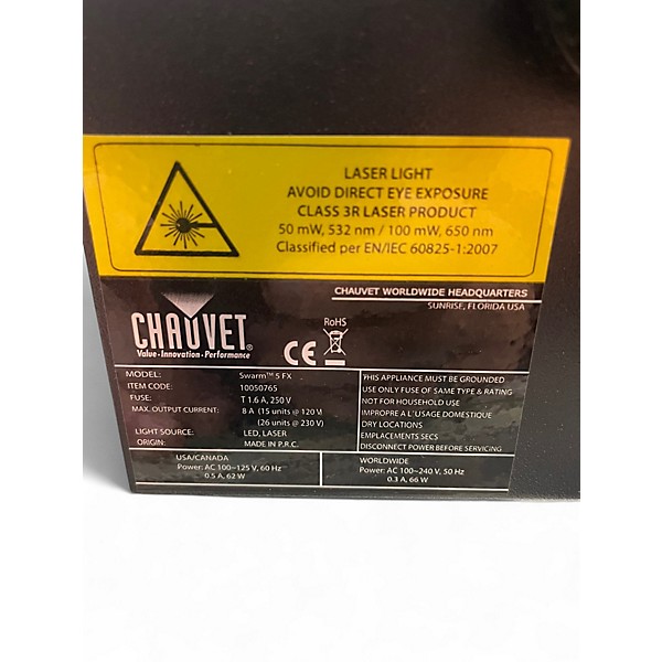 Used CHAUVET DJ SWARM 5 FX Lighting Effect