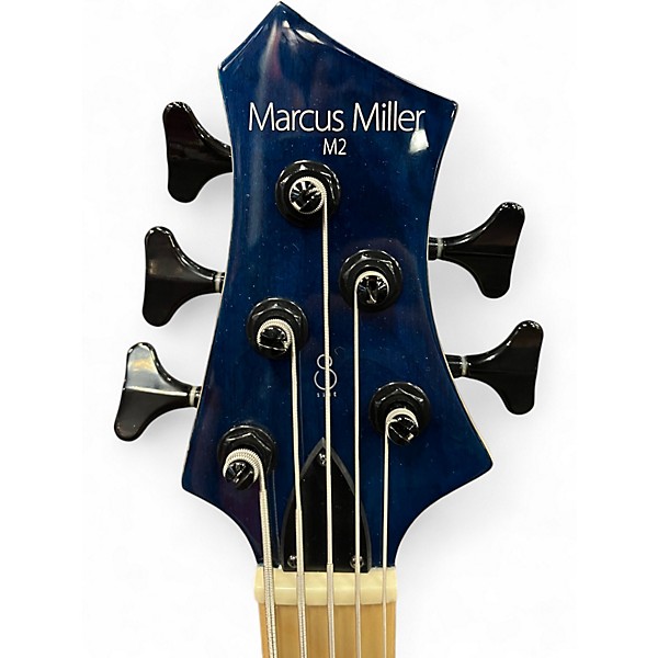 Used Sire Marcus Miller M2 5 String Blue Electric Bass Guitar