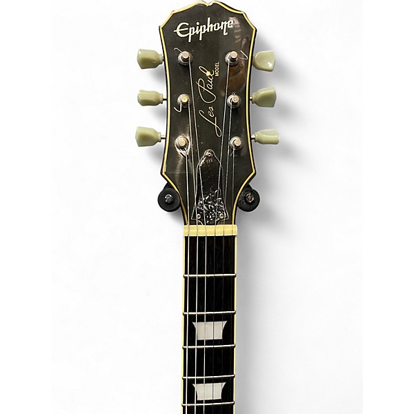 Used Epiphone Les Paul Standard Plus Cherry Sunburst Solid Body Electric Guitar