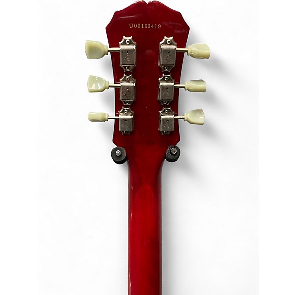 Used Epiphone Les Paul Standard Plus Cherry Sunburst Solid Body Electric Guitar