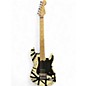 Used EVH Striped Series White with Black Stripes Solid Body Electric Guitar thumbnail