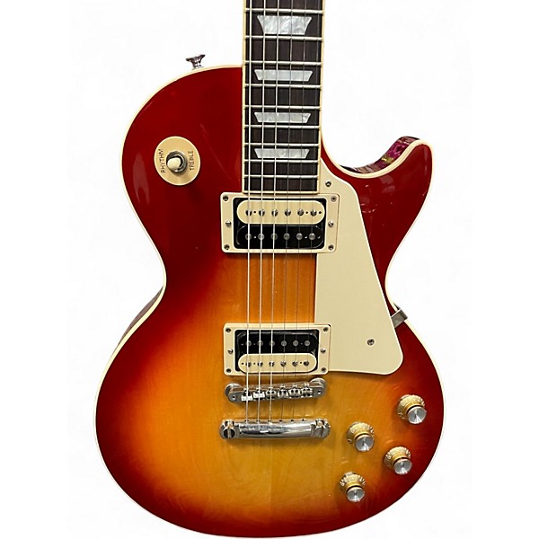 Used Gibson Les Paul Classic Cherry Sunburst Solid Body Electric Guitar