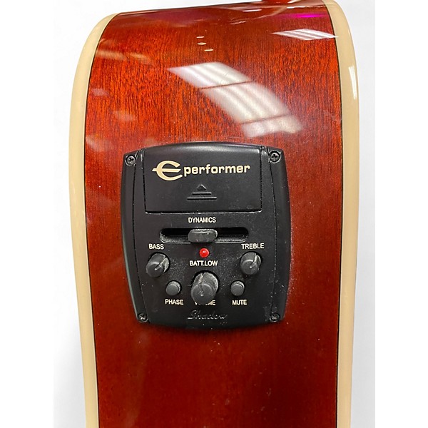 Used Epiphone Hummingbird Pro Dark Cherry Burst Acoustic Electric Guitar