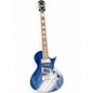 Used Epiphone Nighthawk Custom Reissue QUILTED BLUE Solid Body Electric Guitar thumbnail