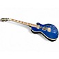 Used Epiphone Nighthawk Custom Reissue QUILTED BLUE Solid Body Electric Guitar